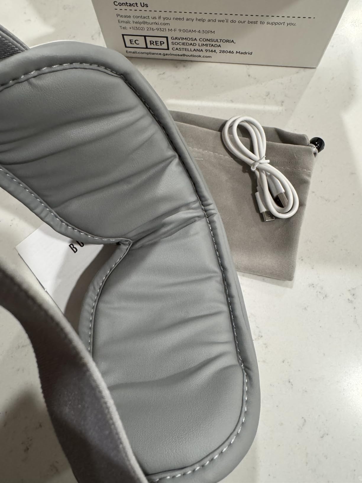 Eye Massager with Heat & Bluetooth Music, Massaging Eye Mask customer photo 2