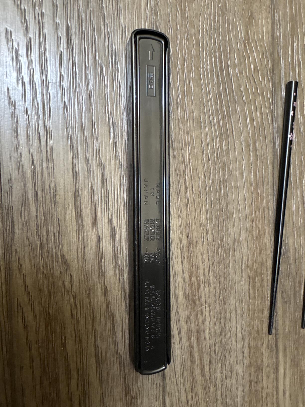 JapanBargain 3642, Japanese Portable Bamboo Chopsticks with Case for Travel, Yuzen Pattern Blue Floral Print, Made in Japan customer photo 1