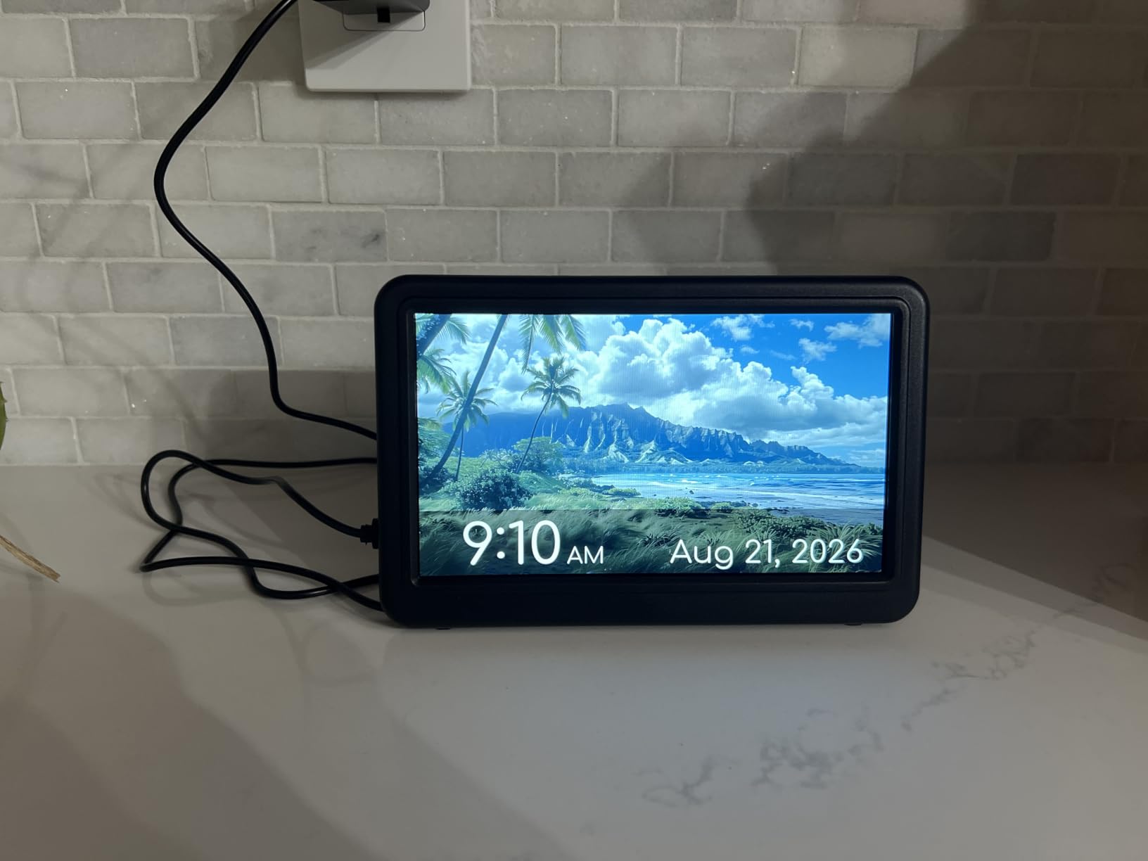 Clock with Day and Date for Elderly,7