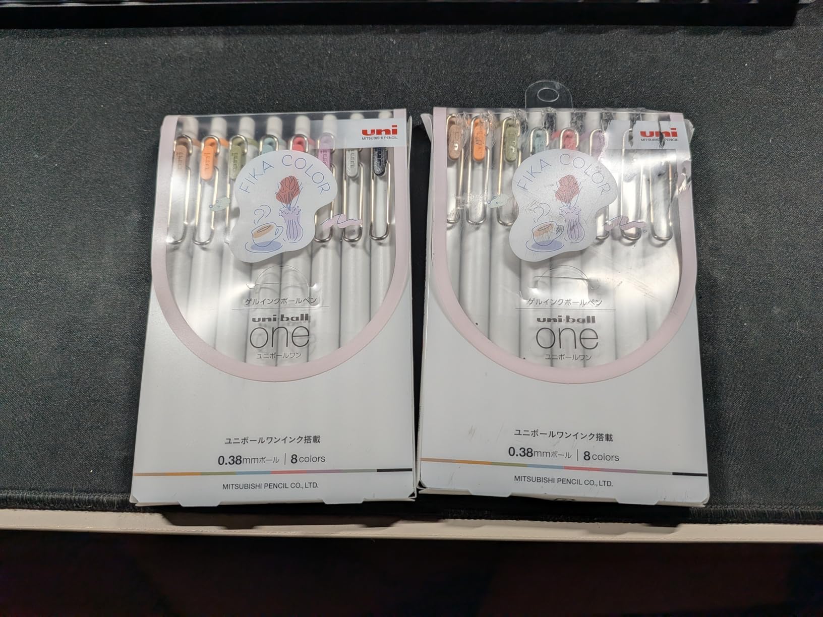 Mitsubishi Pencil UMNS38FC8C Gel Ballpoint Pen Uni-Ball One 0.38 Fica Color Set of 8 Colors customer photo 2