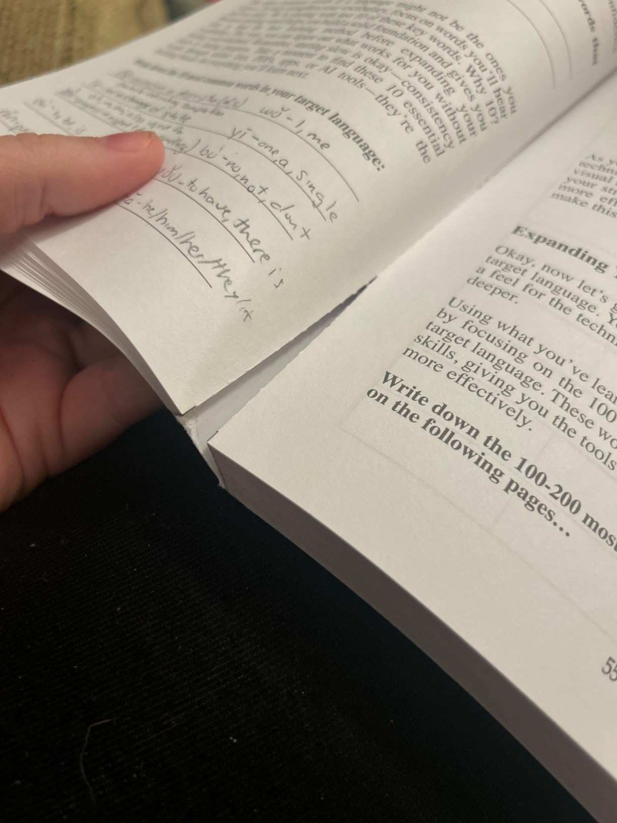 My Journal to Learn Any Language: Fast and Easy Self-Study Workbook | A Structured, Step-by-Step Guide with Clear Templates and Tips to Reach B1-B2 ... Essential Notebook for Learning Languages customer photo 1