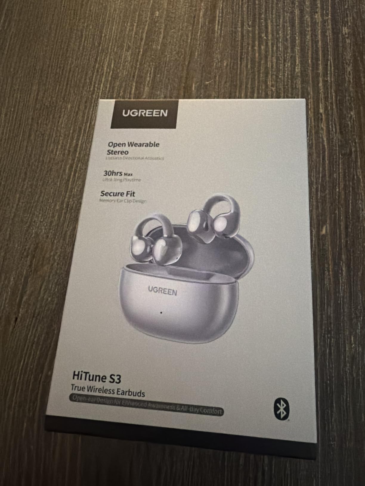 UGREEN HiTune S3 Open Ear Earbuds, Bluetooth 5.4, Clip on Earbuds, Black customer photo 2