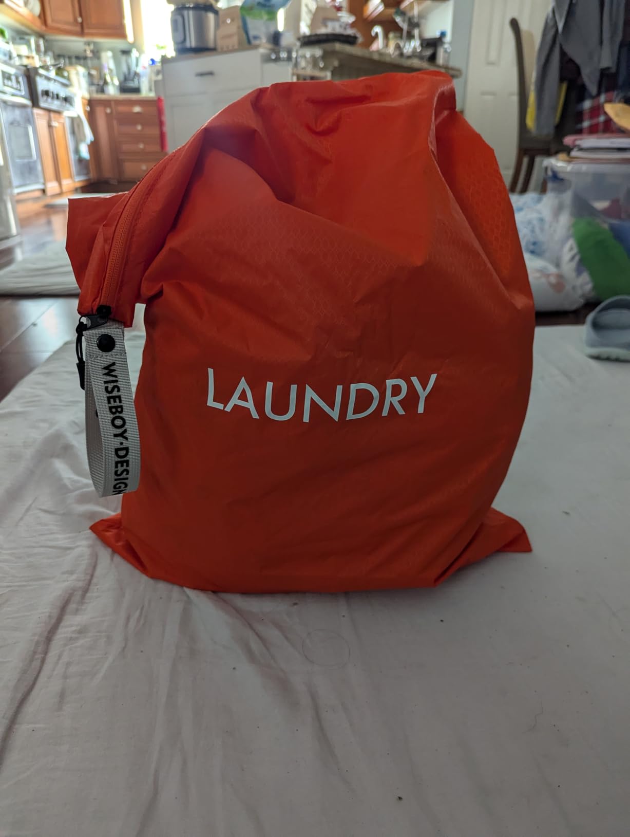 WiseBoy 2 Pack Travel Laundry Bags for Dirty Clothes, Laundry Bag, Zippered customer photo 1