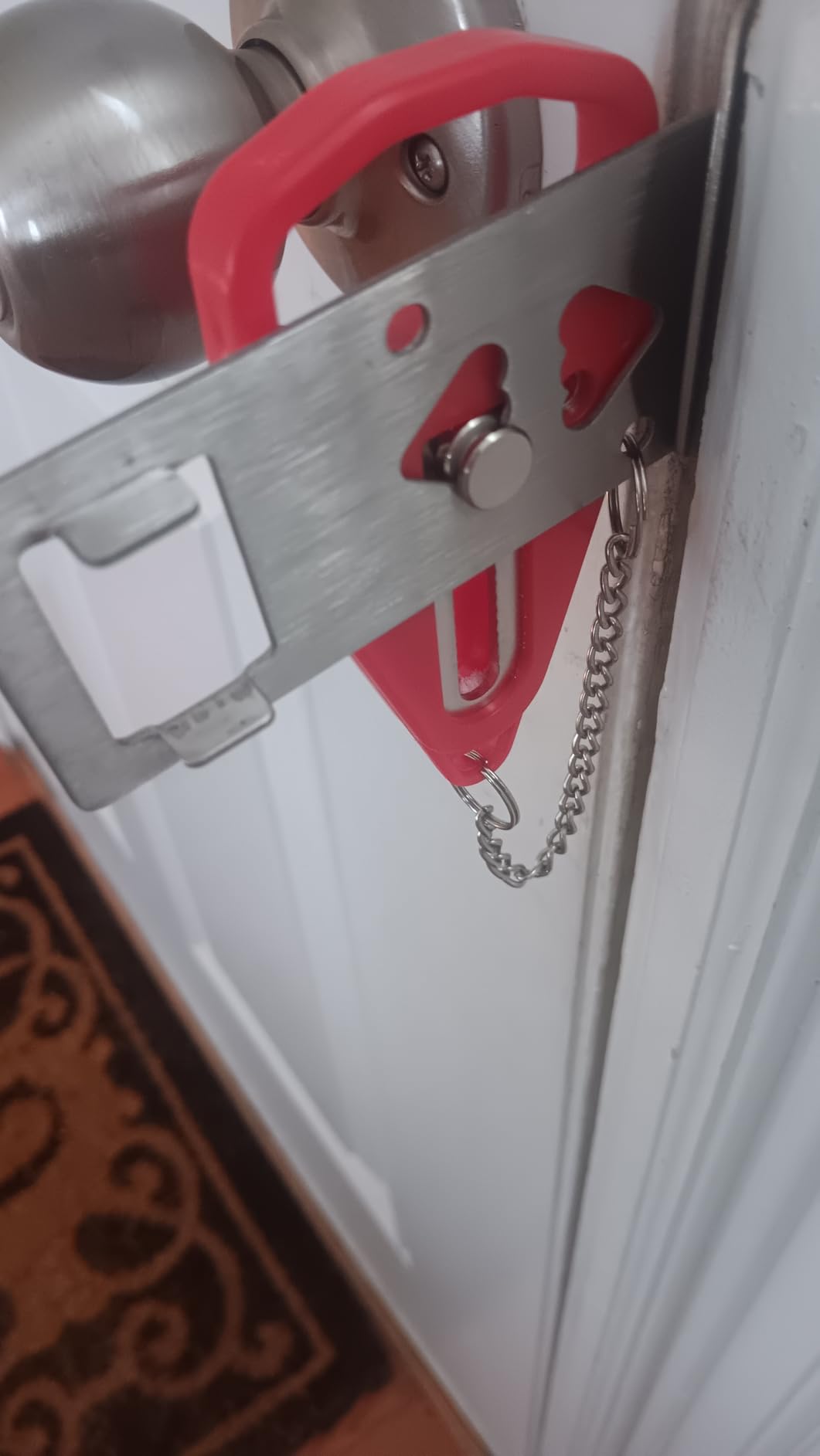 Portable Door Lock and Door Stop Alarm, Hotel Travel Security Set for Home customer photo 1