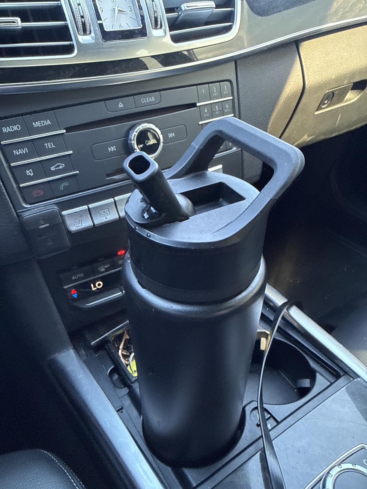 Simple Modern Insulated Water Bottle with Straw | 30oz | Blue customer photo 1