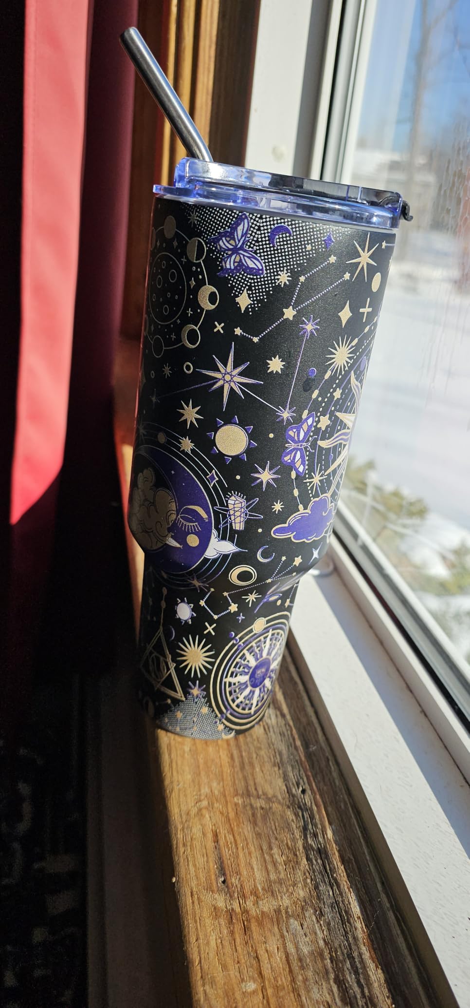 Book Lovers Gifts for Women, 40oz Tumbler with Handle & Straw customer photo 1