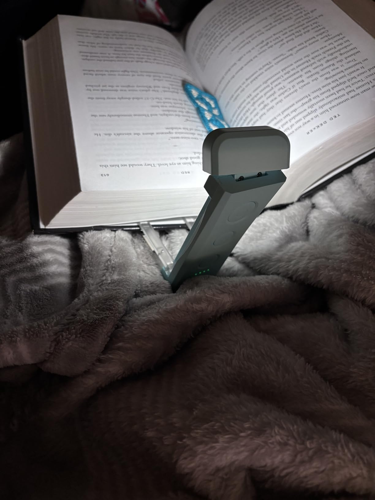 Glocusent USB Rechargeable Book Light, Portable Clip-on LED Reading Light customer photo 1