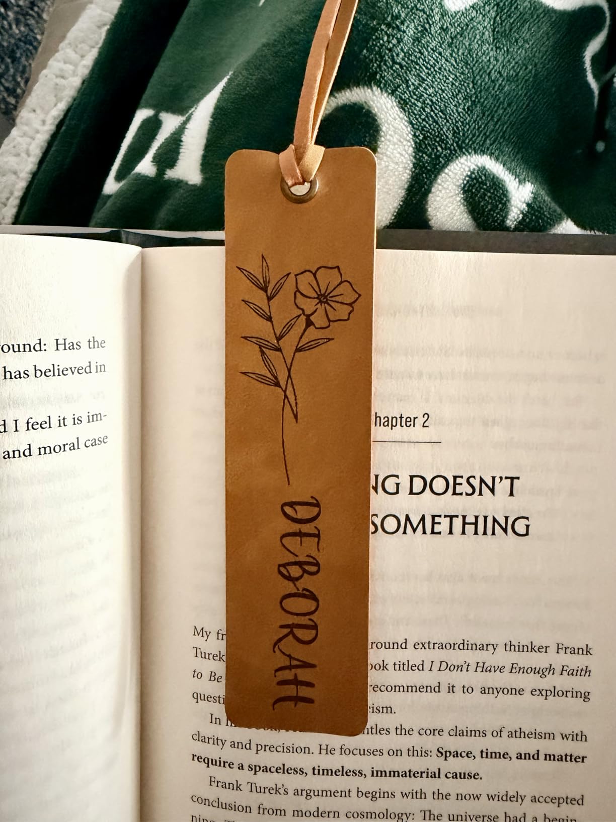 Personalized Bookmark, Book Marks for Reading, Women Men Kids Personalized Gifts for Book Lovers Teachers Appreciation Gifts on Birthday Graduation Christmas Back to School (Brown) customer photo 1