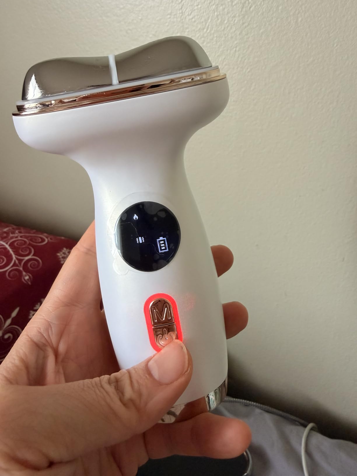 7-in-1 Microcurrent Facial Device, Gua Sha Red Light Face & Neck Massager customer photo 1