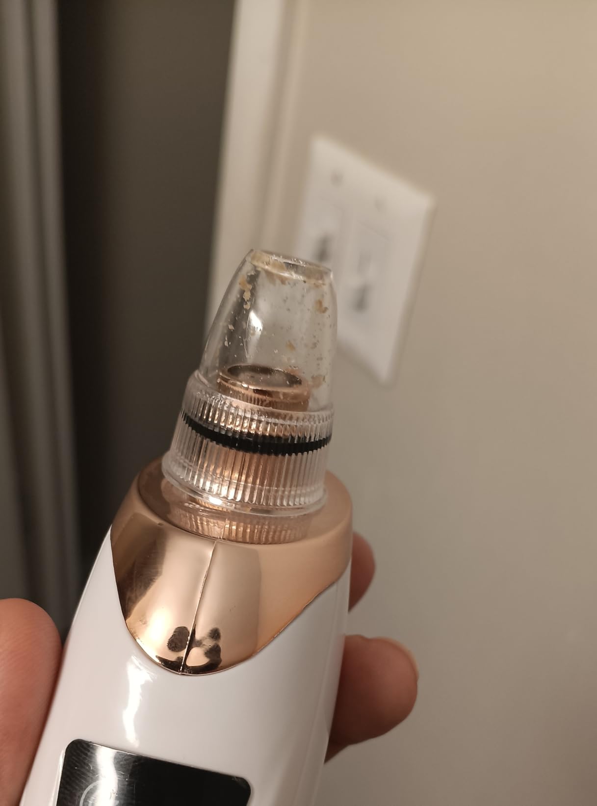 Blackhead Remover Pore Vacuum,Facial Pore Cleaner Blackhead Vacuum (Gold) customer photo 1