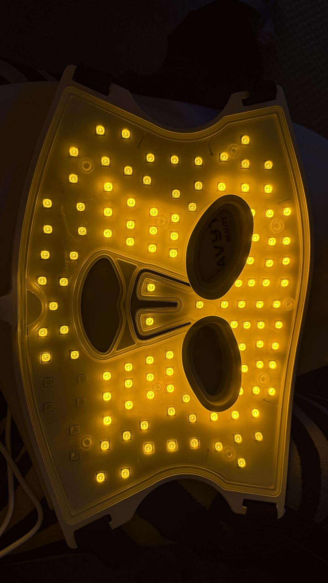 wavytalk Red Light Therapy Mask for Face, Glow Time LED Face Mask 850nm NIR customer photo 1