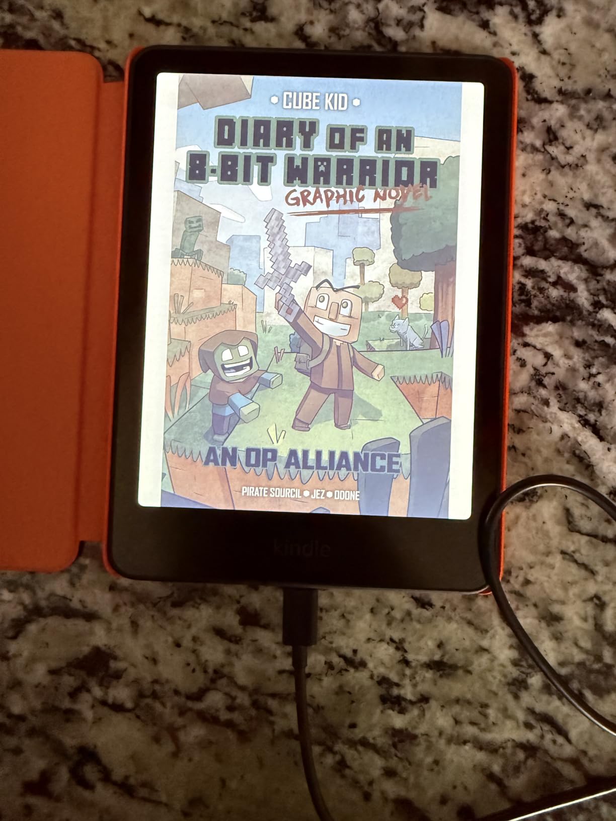 Amazon Kindle Colorsoft Kids 16 GB (newest model) – Lightweight, compact, and designed for reading—no apps, videos, or games. – with cover, Fantasy River customer photo 1