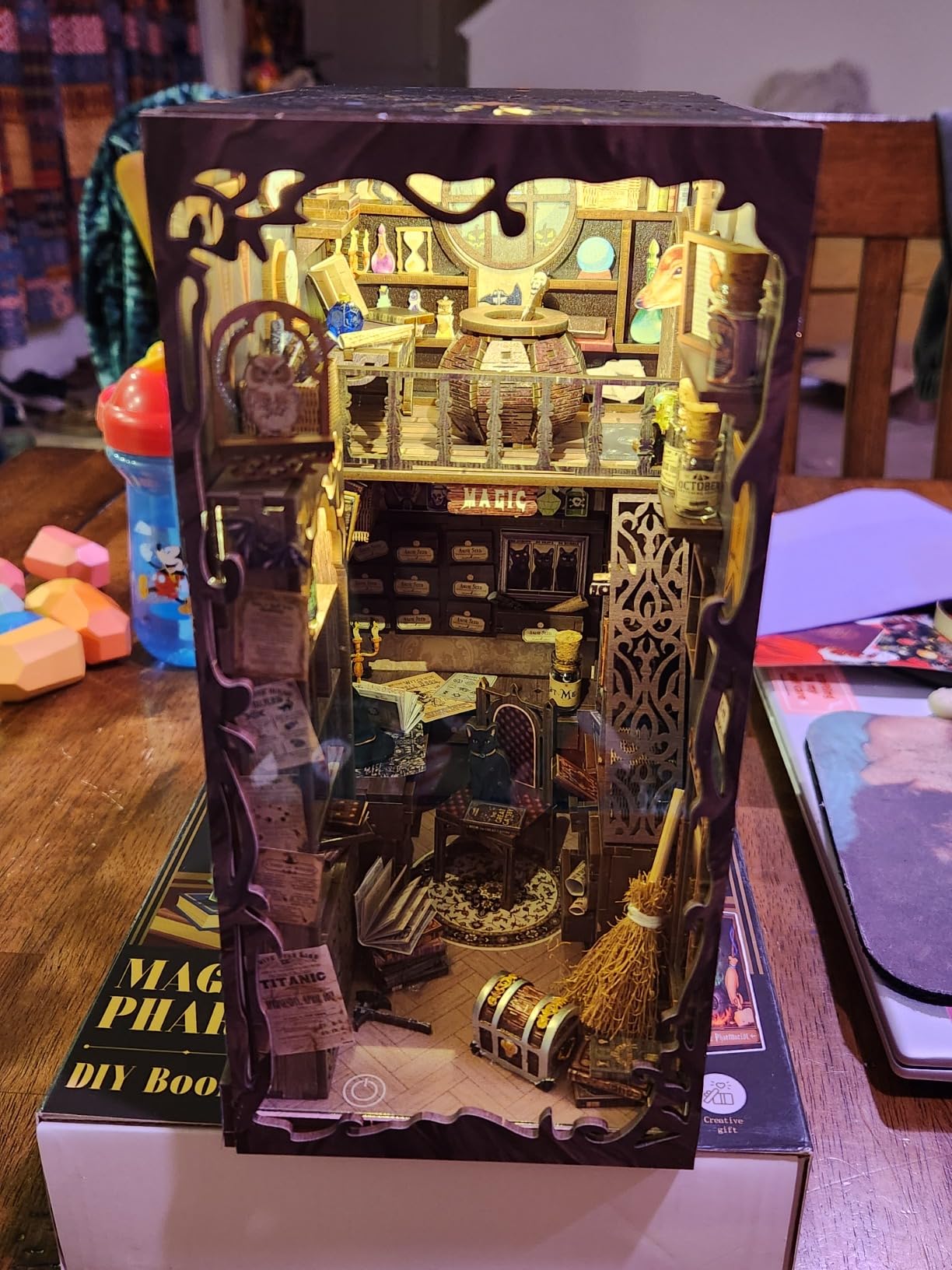 Fsolis Japanese Book Nook Kit - DIY Miniature House Kit (Morita-Ya Ramen) customer photo 1