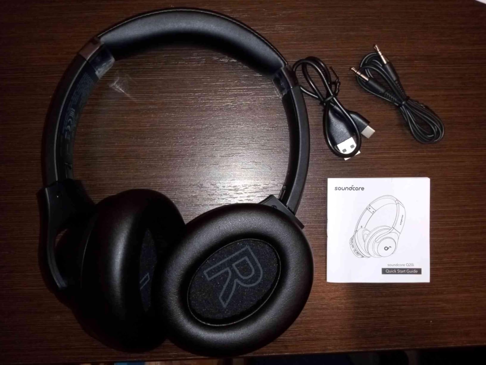 Soundcore by Anker Q20i Hybrid Active Noise Cancelling Headphones, Pink customer photo 1