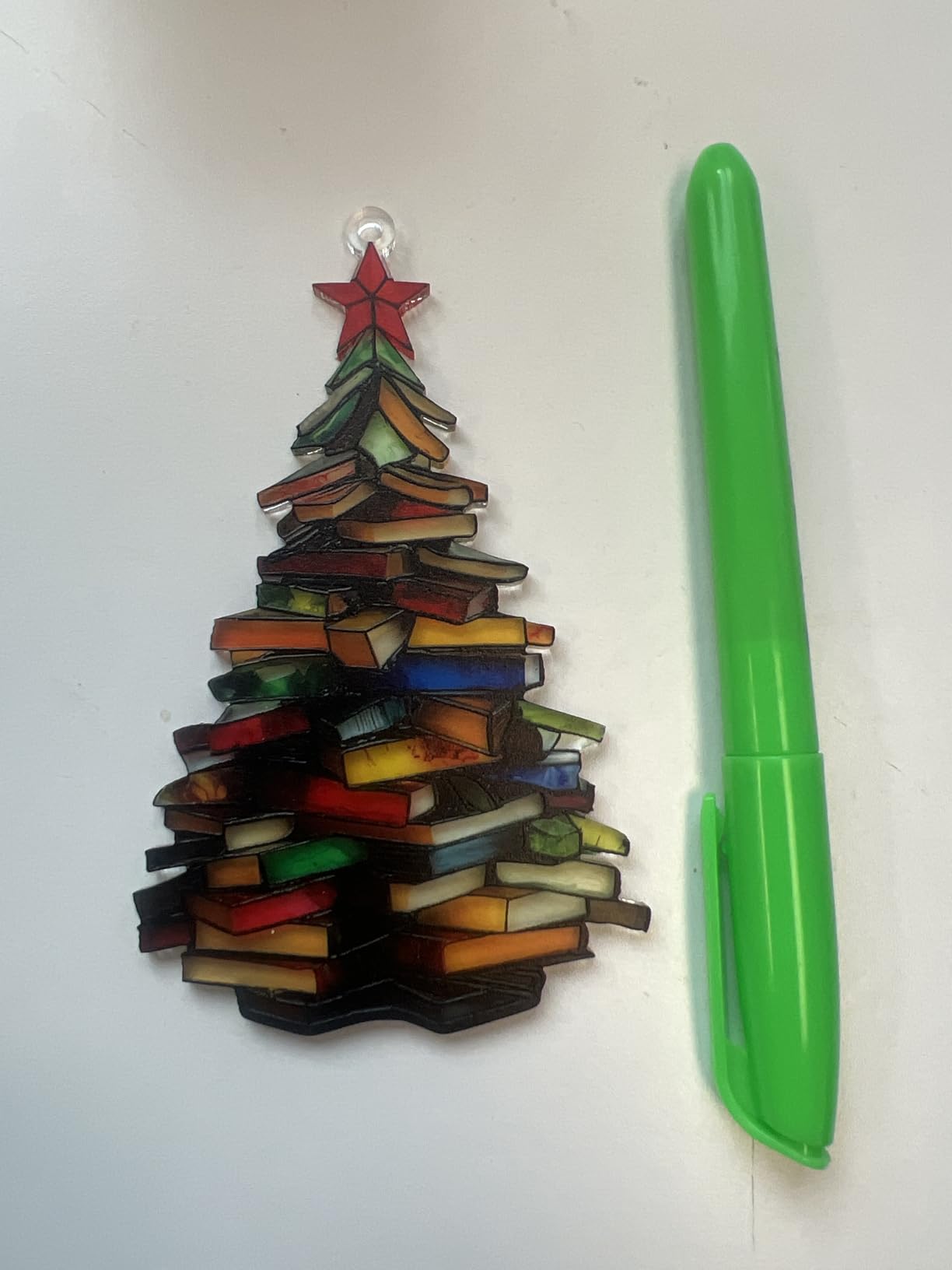 Book Lovers Gifts Book Ornament, Teacher Gifts for Women, Librarian, Reader customer photo 1