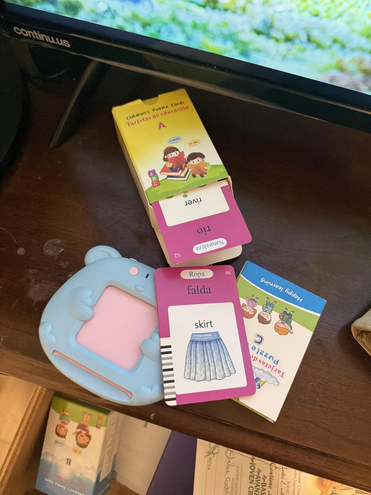 German and English Talking Flash Cards for Toddlers, 510 Sight Words customer photo 2