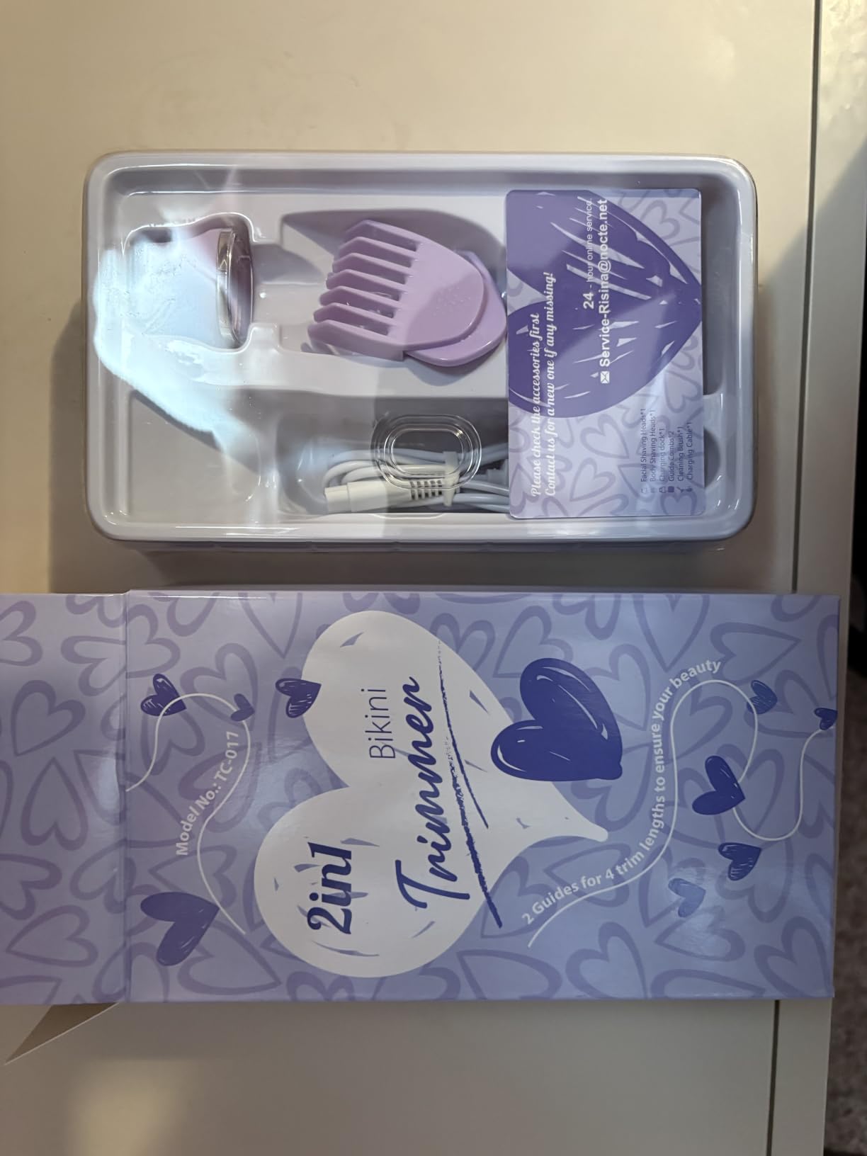 Risina 3-in-1 Bikini Trimmer for Women, Razors for Shaving, Body Shaver customer photo 1