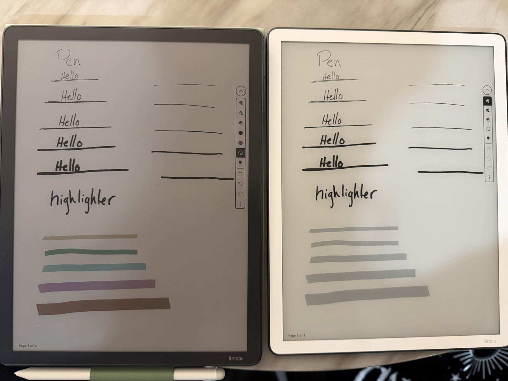 Amazon Kindle Scribe 64GB (newest model) — 11” display with front light, paper-like feel, and no distractions — Write in notebooks, docs, and books. Pen included - Graphite customer photo 1