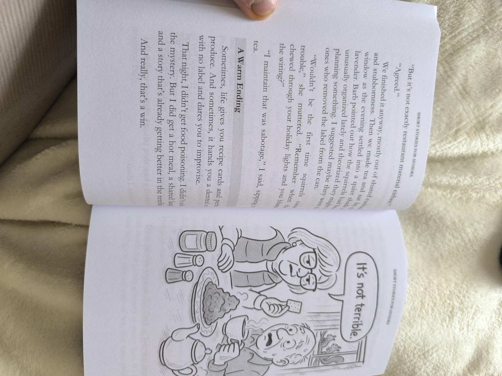 Short Stories for Seniors Who Like to Laugh: Uplifting and Funny Short Stories in Large Print – Feel-Good Tales to Inspire, Entertain, and Gift to Elderly Loved Ones (Easy Moments for Seniors) customer photo 2