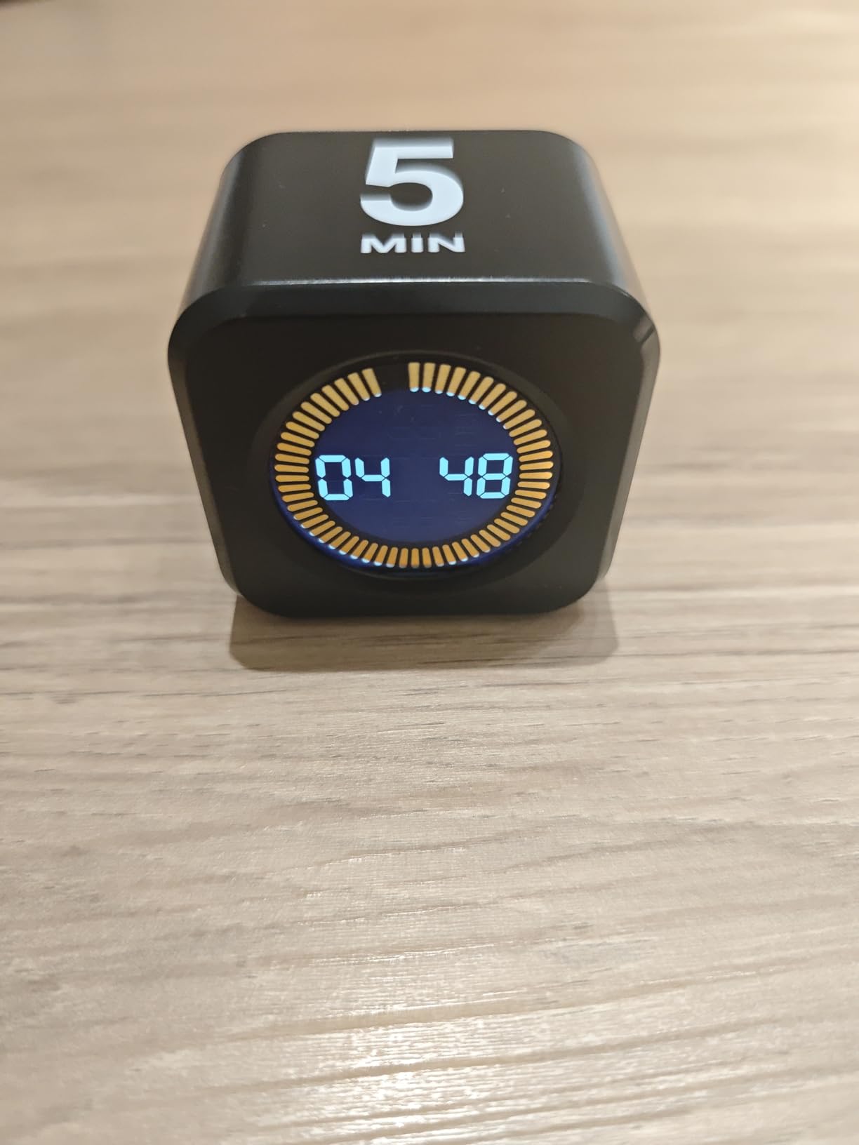 Digital Pomodoro Timer Cube 5/10/25/50min Preset, Silent & Sound Alarm customer photo 1
