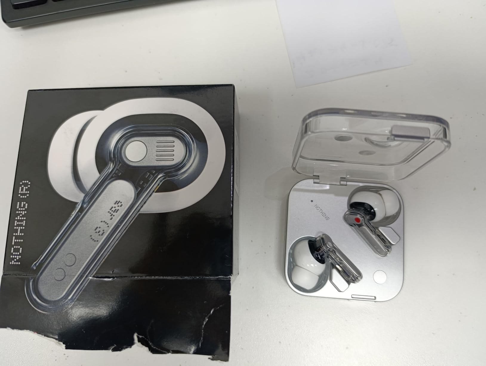 Nothing Ear (3) Wireless Earbuds Super Mic 45dB Hybrid Active Noise Cancelling Bluetooth Headphones Hi-Res 6 Mics, 12mm Dynamic Bass Boost, Dual Connect ANC Sport Ear Buds for iPhone Android, Black customer photo 1