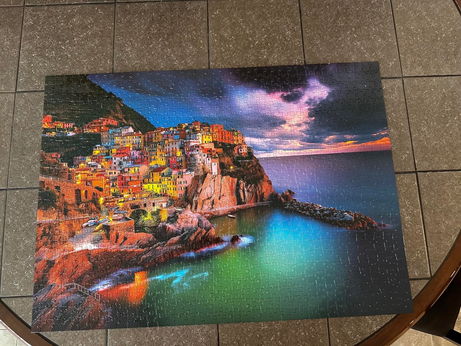 Vintage Bookstore Maze 1000 Piece Puzzle for Adults with Letters on Back customer photo 2