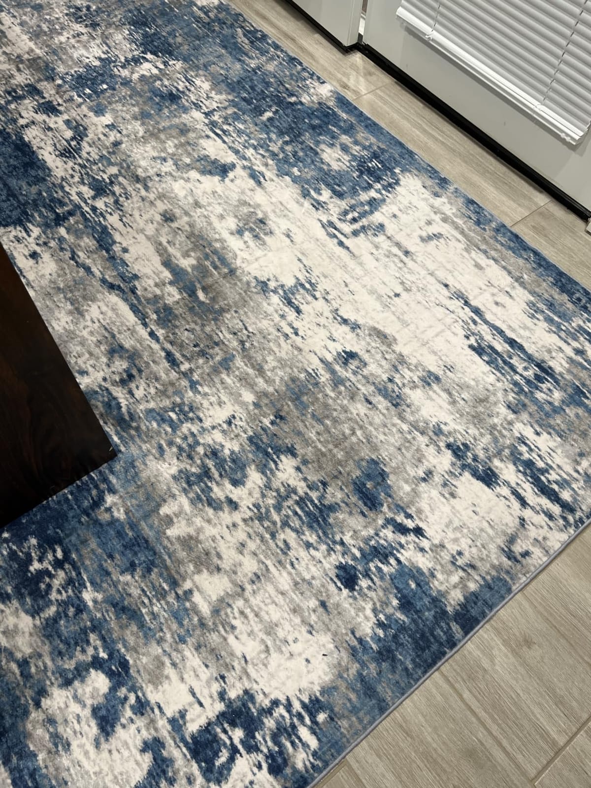 RELEANY Washable 5'x7' Abstract Area Rug for Living Room Black Gold customer photo 2