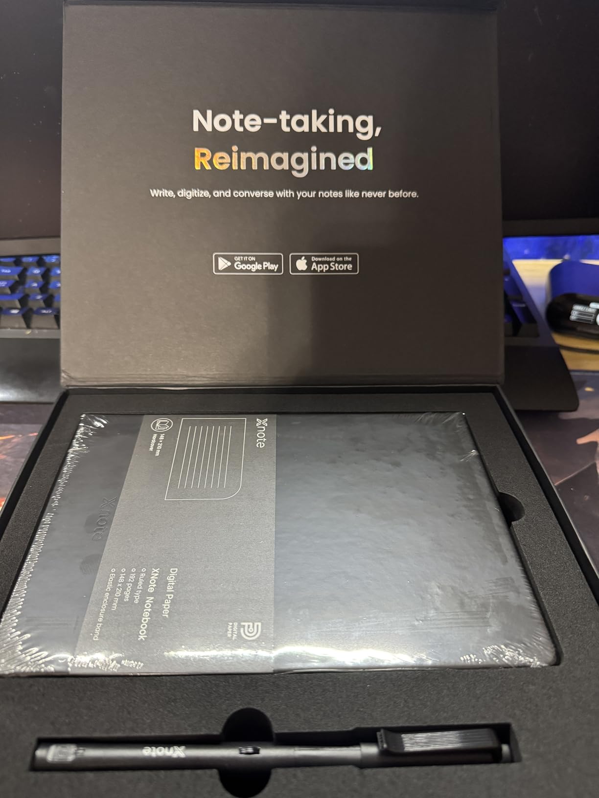 XNote Smart Pen & Notebook Starter Set – AI-Powered Digital Note Taking, Real Paper Writing Syncs to App, Bluetooth Smart Notebook, 17-Hr Battery, Official Bundle with 5 Ink Refills customer photo 1