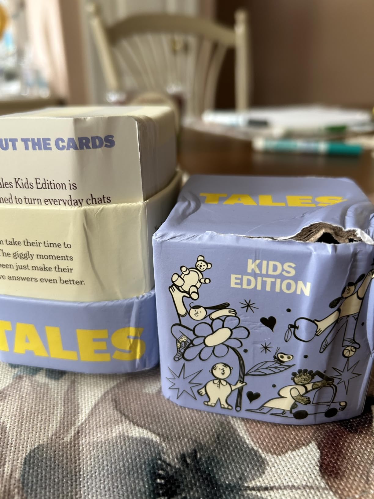 TALES 150 Conversation Cards, Kids Edition, Road Trip Game, Family Bonding customer photo 1