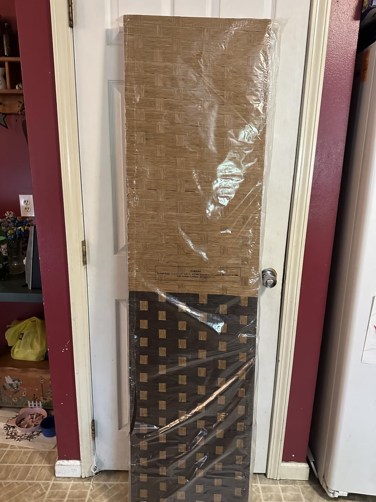 FDW 4-Panel Folding Room Divider | 6ft, Coal Black | Light & Portable customer photo 1