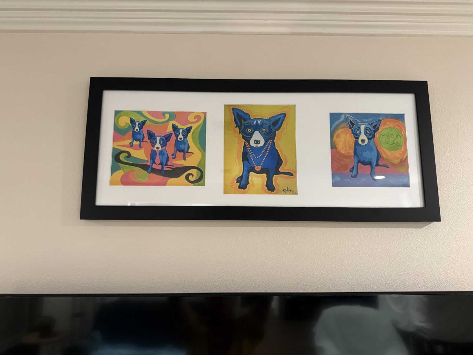 Frame Amo 40x60 Oversized Black Poster Frame, A0 and 36x48 Mats, Wood customer photo 1