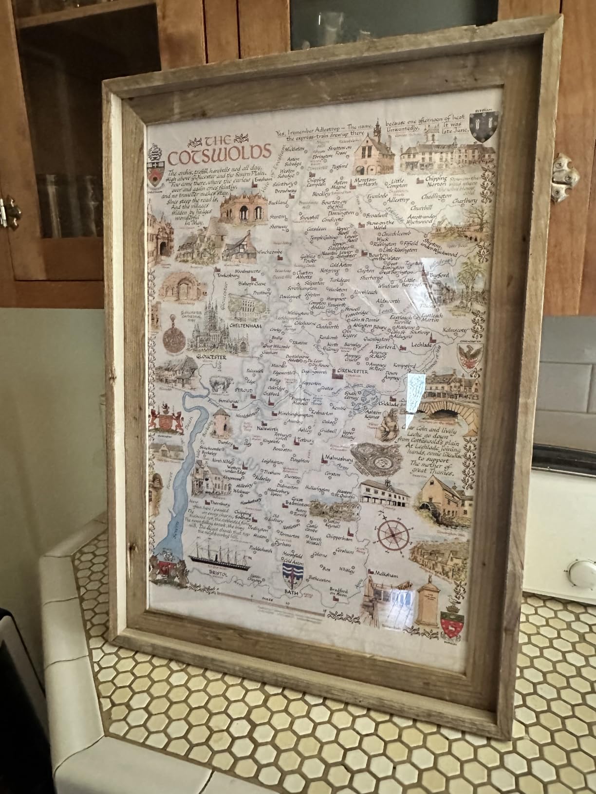Rustic 27x40 Picture Frame, Reclaimed Barnwood Photo Frame for Wall Decor customer photo 1