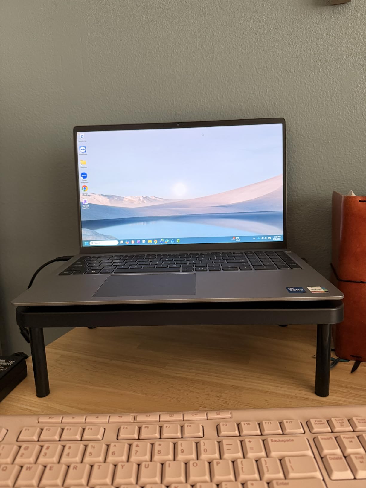 WALI Computer Monitor Stand for Desk, Adjustable Laptop Riser, up to 44 lbs customer photo 2