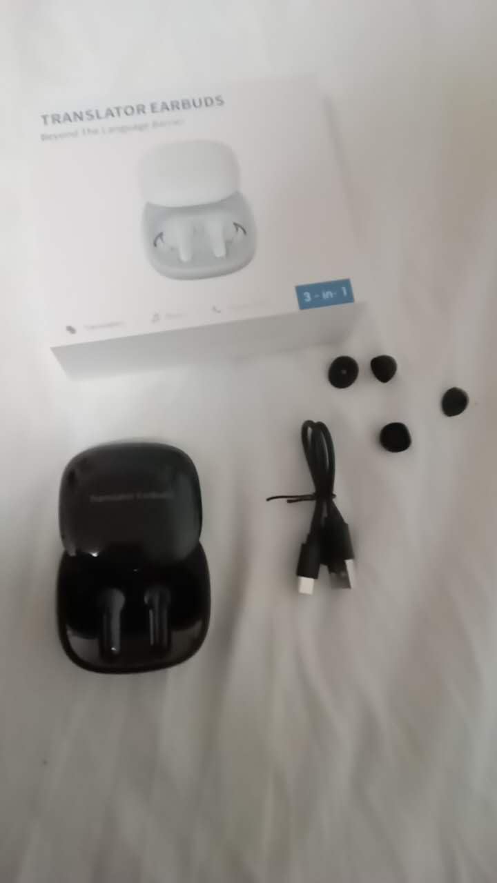 Wooask M3 3 in 1 Translation Earbuds, 144 Languages Translator Earbuds Real Time, Offline Translator Headphones No Subscription for Global Travel & Off-Grid Exploration (Black) customer photo 2