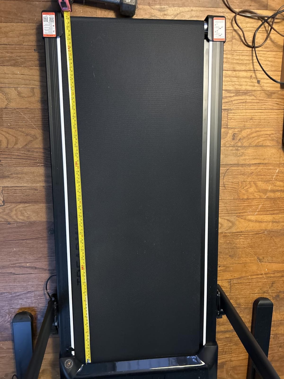 Acezoe Walking Pad Treadmill with Incline, 2 in 1 Foldable Treadmills for Home Small Office, 300lbs Portable Compact Under Desk Treadmill with App, Remote Control and LED Display customer photo 2