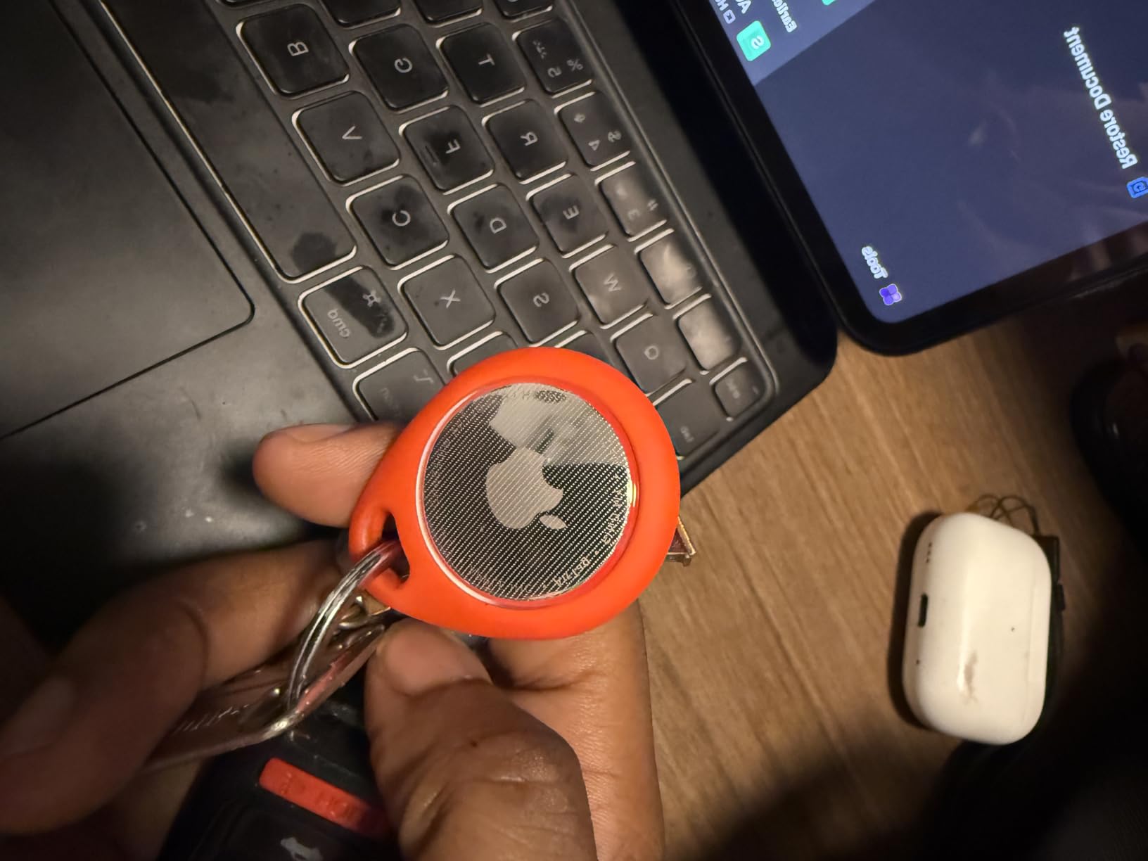 Apple AirTag (2nd Generation) - 4 Pack: Tracker for Keychain, Wallet, and More; Locator with Sound; Simple One-Tap Setup with iPhone or iPad; Key Finder with up to 1.5X Precision Finding Range* customer photo 2