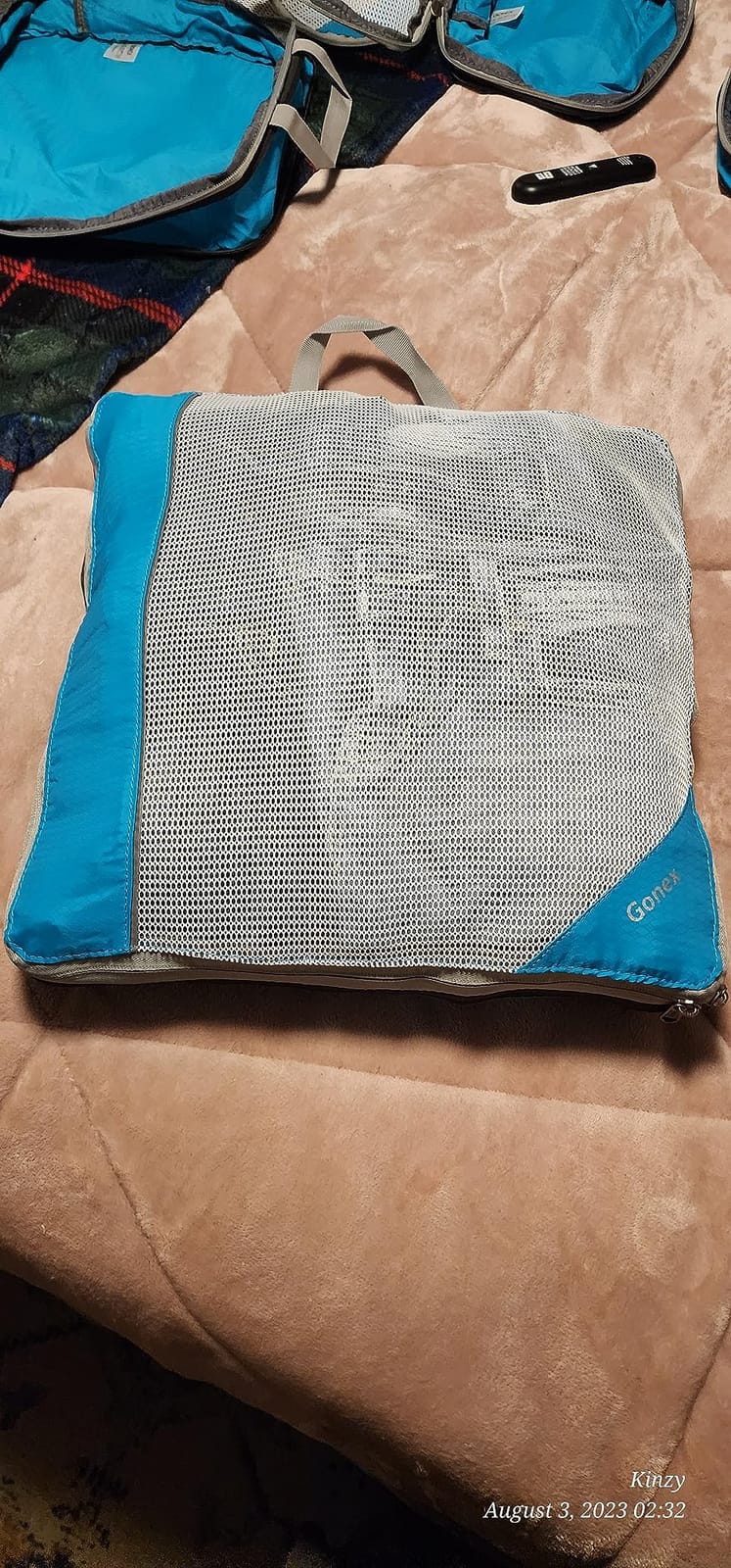 Gonex Compression Packing Cubes for Travel, Mesh Bags Luggage Organizers customer photo 2