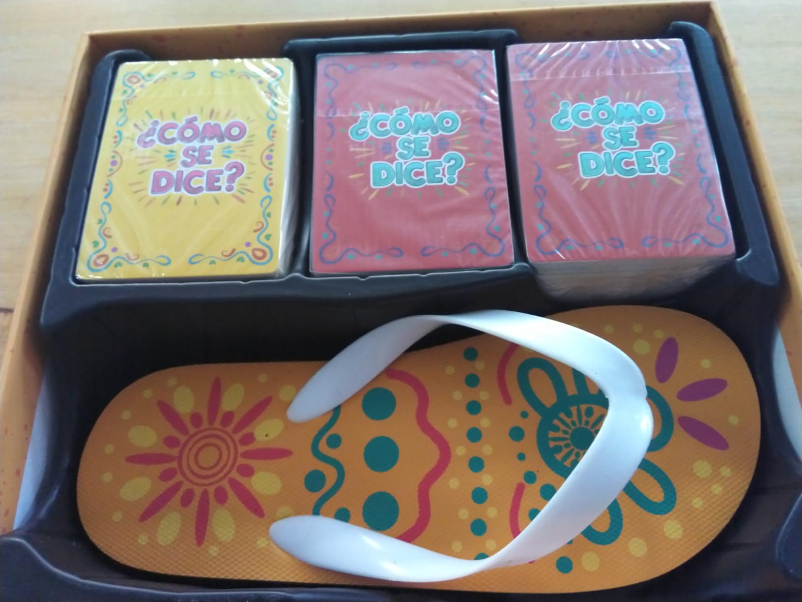 Viral Studios ¿Cómo Se Dice? – Hilarious Spanish Party Card Game, “Chancla” Included | Funny Latino Game for Families & Adults Game Night | Spanish Trivia for No Sabo Kids | 3+ Players customer photo 1