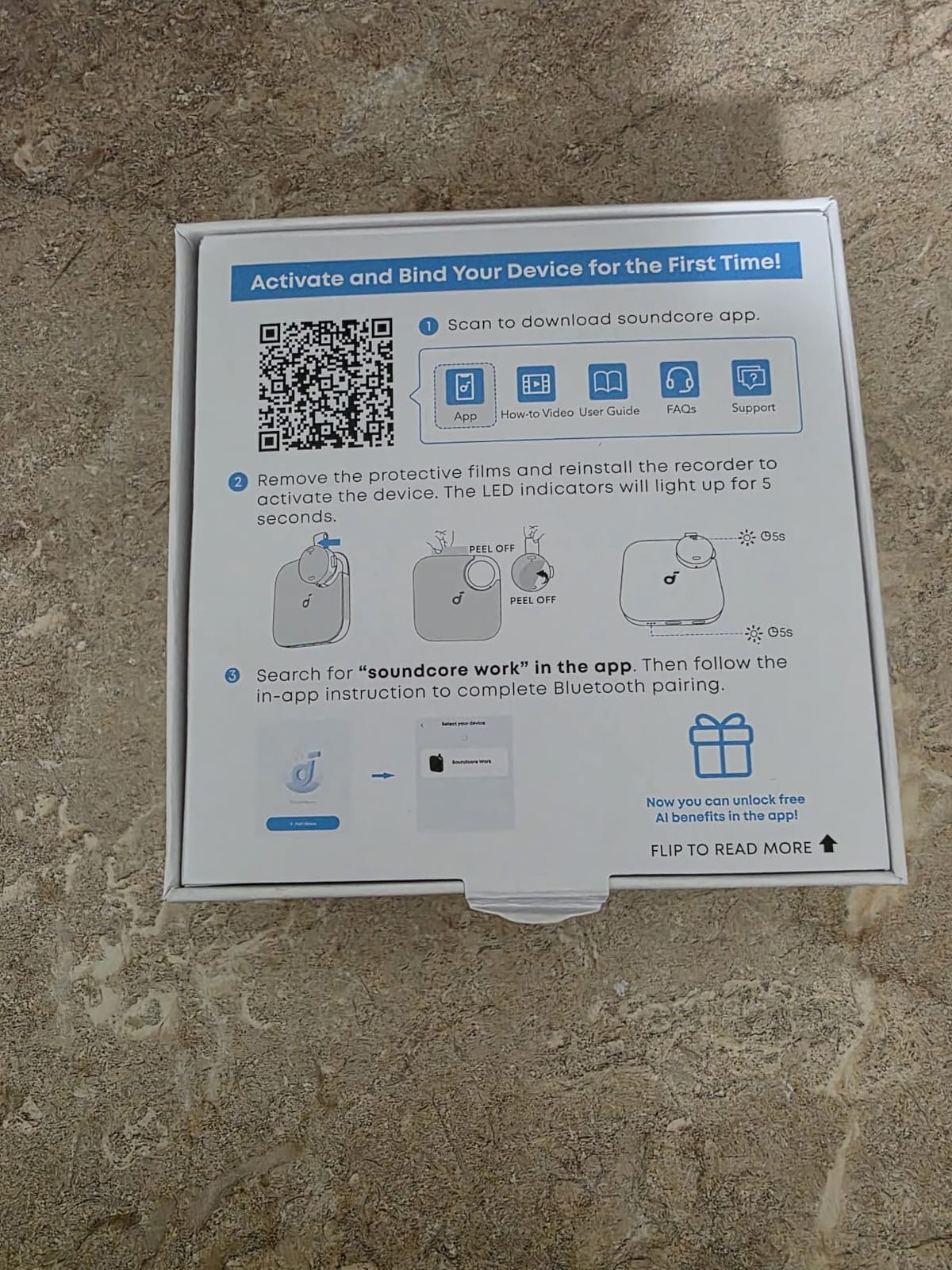 soundcore Work by Anker, Coin-Sized AI Voice Recorder, 64 GB, MFi-Certified customer photo 2