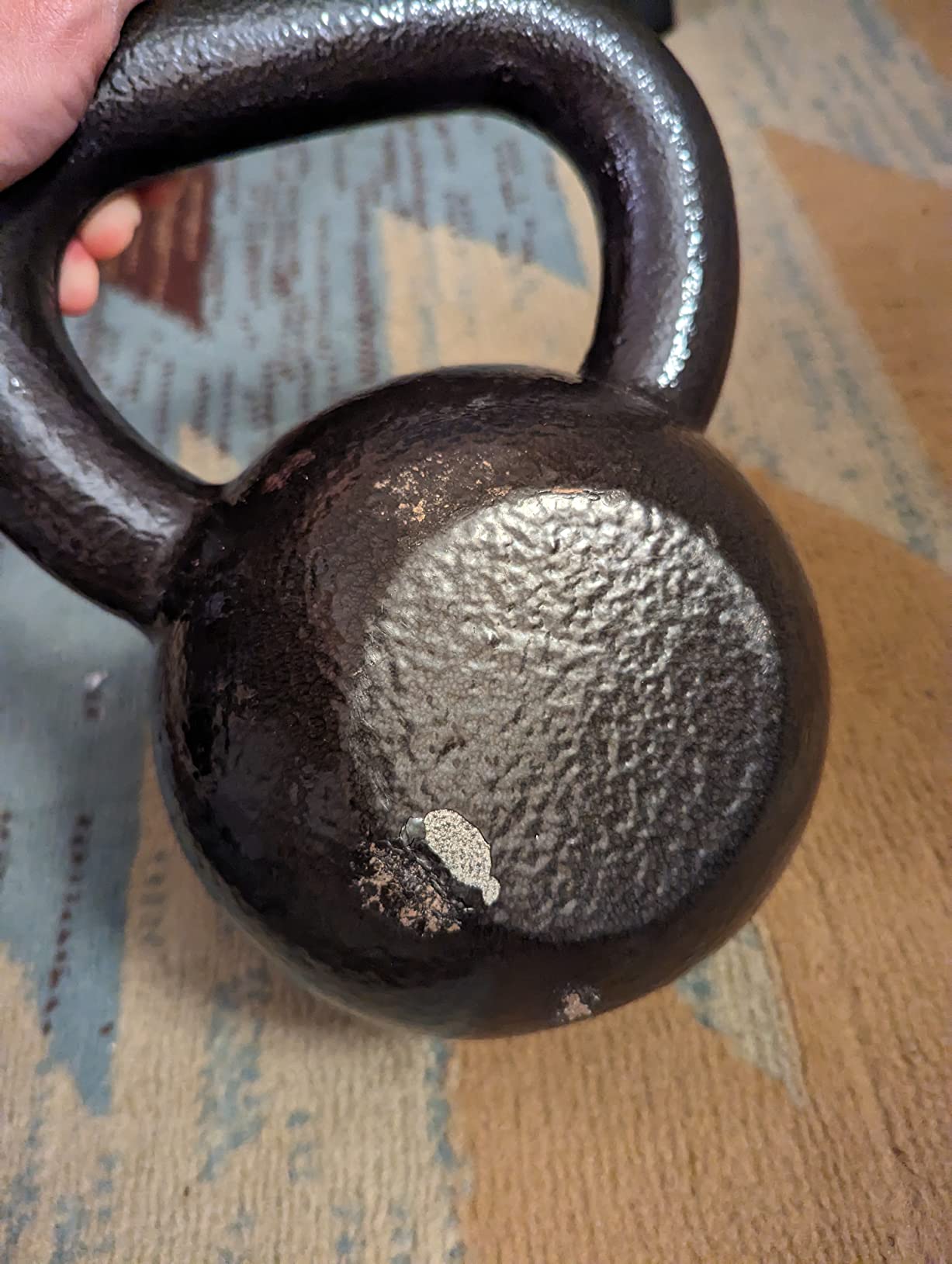 BalanceFrom 5-50 LB Kettlebells Cast Iron Strength Training Kettlebells for Home Gym Exercises, Single or Set customer photo 2