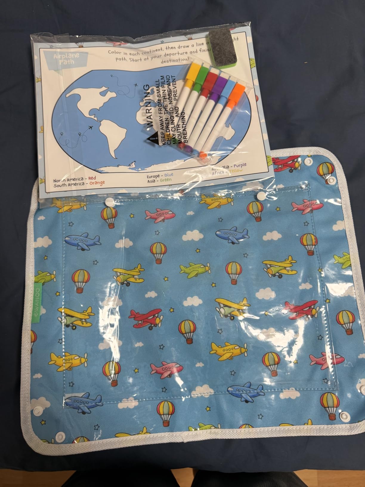 SWANOO Airplane Tray Cover Kids & Toddler Travel Essentials & Tablet Holder customer photo 2