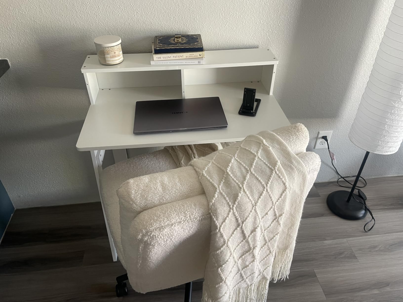 Furinno Simplistic 31-Inch Compact Computer Desk, Black Espresso customer photo 2