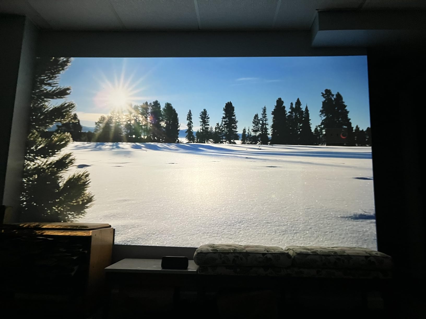 Mini Movie Projector with Wired Screen Mirroring, Support HDMI USB Type-C customer photo 1