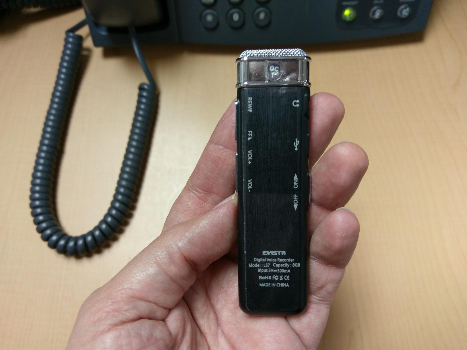 EVISTR Digital Voice Recorder 128GB AI Transcribe & Summarize Note Taker customer photo 1