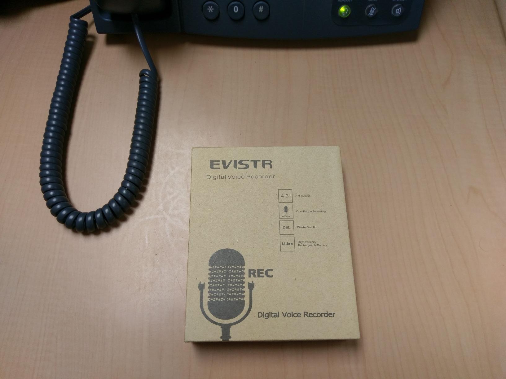 EVISTR Digital Voice Recorder 128GB AI Transcribe & Summarize Note Taker customer photo 2