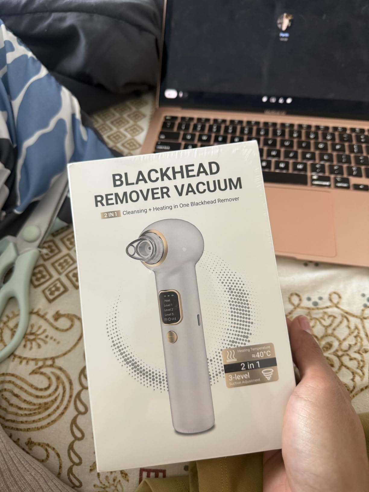 Heated Blackhead Remover Pore Vacuum with 5 Probes & 3 Suction Modes customer photo 1