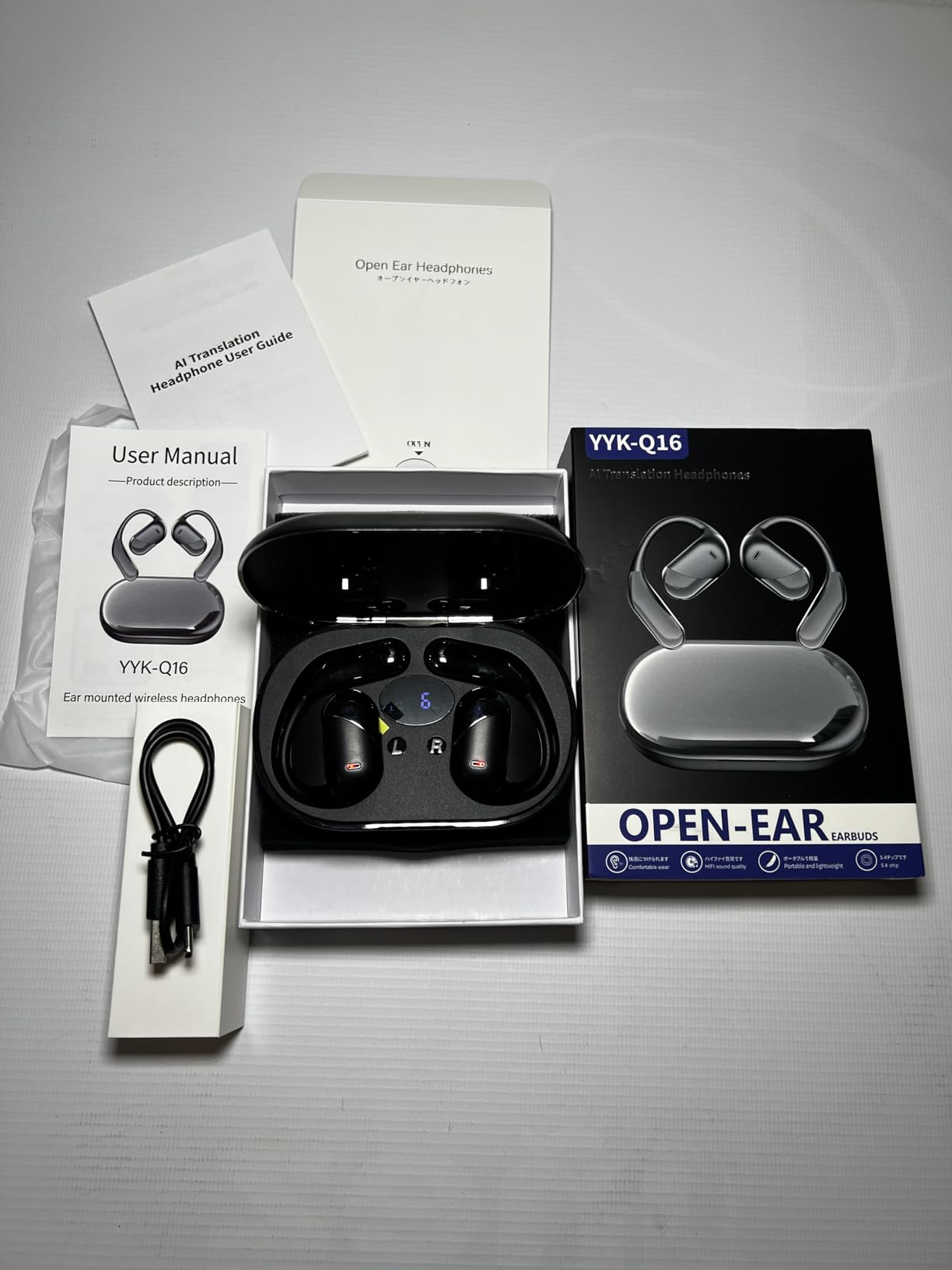 AI Translation Earbuds Real Time, No Subscription 198 Languages Translator customer photo 1