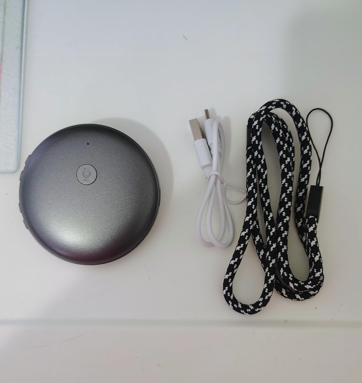 Language Translator Device, Wearable AI Translator, Real-Time, Gray customer photo 2