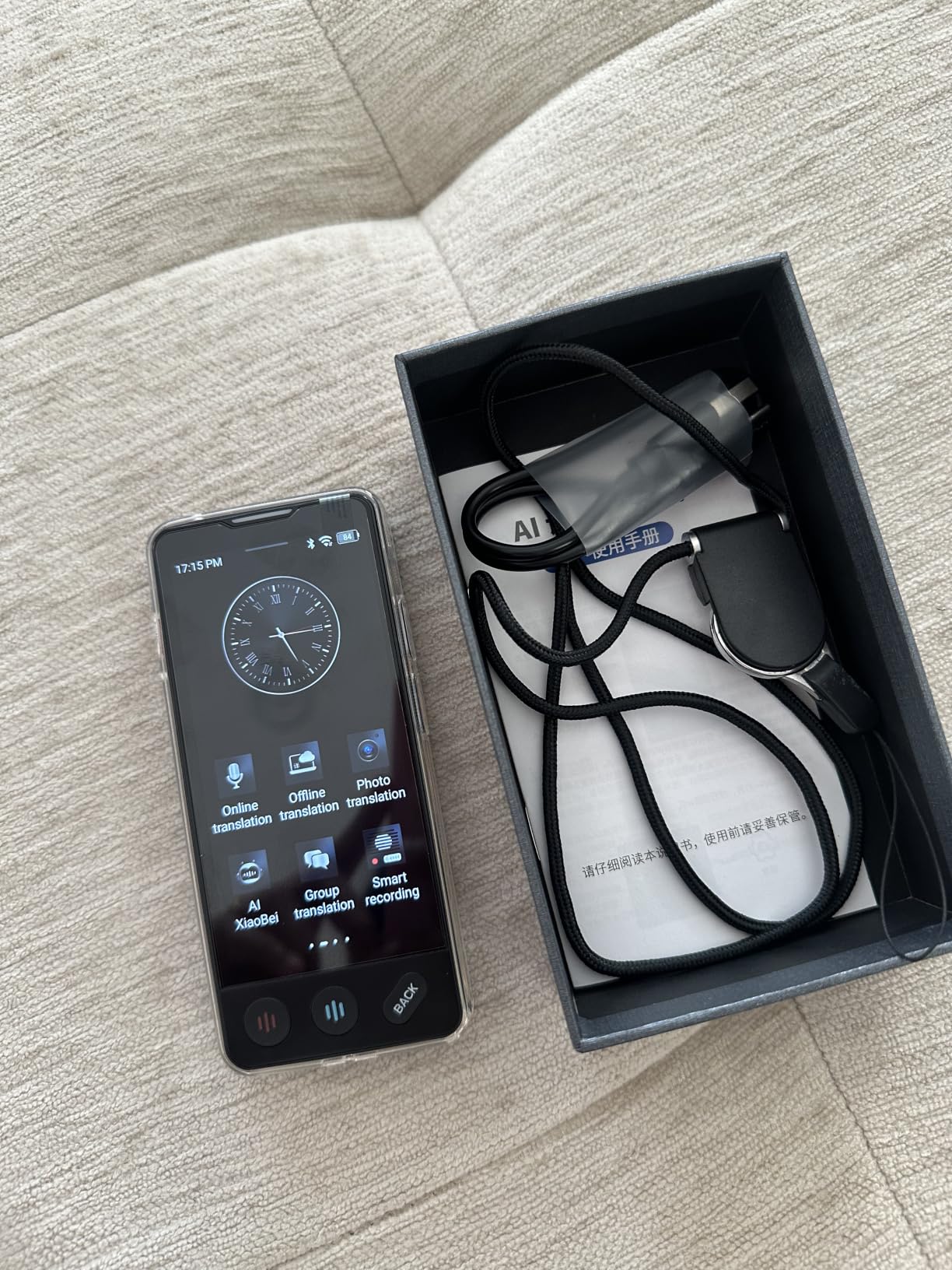 AI Language Translator Device, 2026 Upgraded VORMOR Translator No WiFi Needed, Support ChatGPT, Instant Two-Way 150 Languages Translation, Offline/Photo Translation for Business Travel customer photo 1