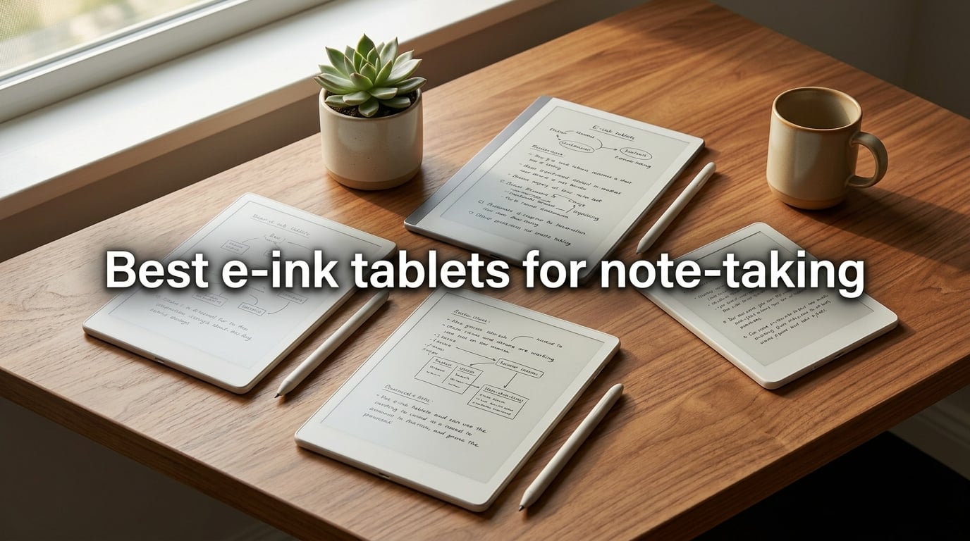 Best e-ink tablets for note-taking